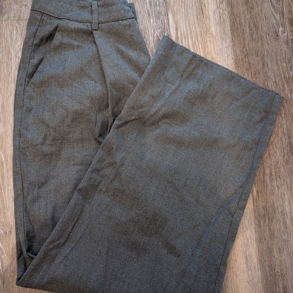 Twik Charcoal Trousers Wide Legged